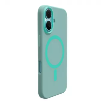 Puro Daylight MagSafe silikonska maska za iPhone 16, zelena