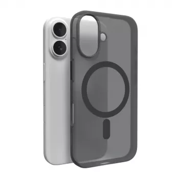 Puro Daylight MagSafe silikonska maska za iPhone 16 Plus, crna