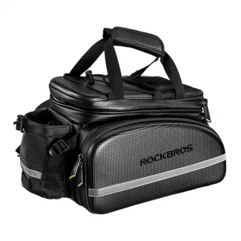 Rockbros A6-6 biciklistička torba za prtljažnik, 35 l, s preklopnim torbama, crna
