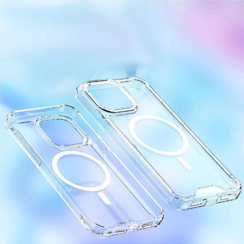 Hurtel Clear Corner Case MagSafe za iPhone 16 Plus, prozirna