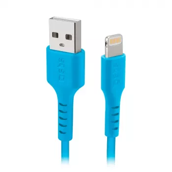 SBS TECABLEUSBIP589A USB-A na Lightning kabel, 1 m, plavi