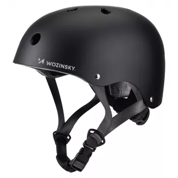 Wozinsky lagana BMX/scooter kaciga, veličina S (48-52 cm), crna