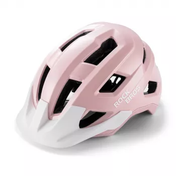 Rockbros LK-67 omladinska biciklistička kaciga s odvojivim vizirom 54–58 cm, Pink