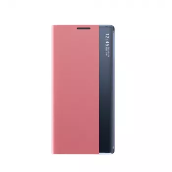 Hurtel New Sleep futrola za Samsung Galaxy S25 Ultra s flip poklopcem i stalkom, ružičasta