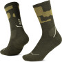 Buff Merino MW Crew čarape MWC2, Beetle Green, L