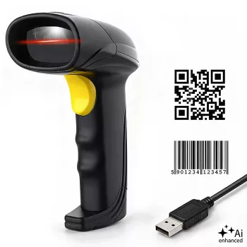 Qoltec Precision čitač barkoda 1D 2D, QR, EAN, USB