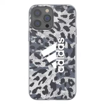 Adidas OR SnapCase Leopard maska za Apple iPhone 13 Pro Max, siva