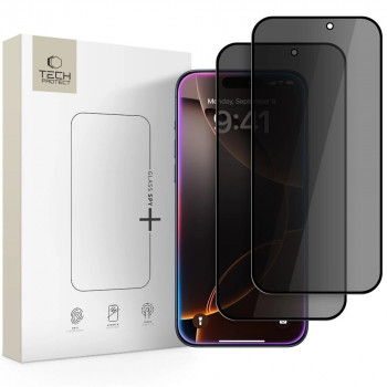 Tech-Protect Glass Spy+ THP4509 pancirno staklo za zaštitu od pogleda za Apple iPhone 16 Pro / 17 / 17 Pro (2 kom.)