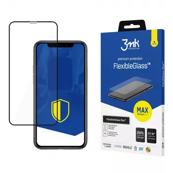 3mk FlexibleGlass Max hibridno staklo za Apple iPhone 11, crno