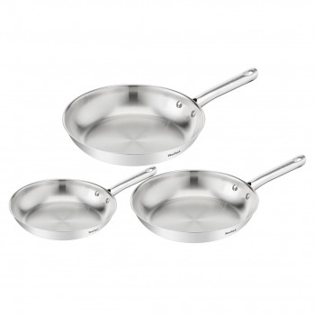 Tefal Duetto On B866S334 set tava, 3 kom., 20/24/28 cm, nehrđajući čelik