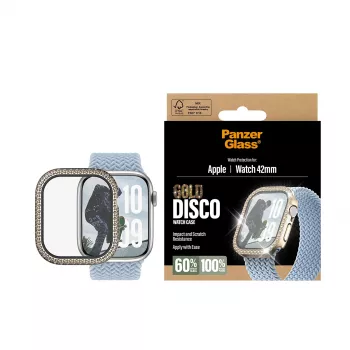 PanzerGlass Fullbody zaštitna folija za zaslon za Apple Watch 2025 42 mm, Disco Gold (PG88079)