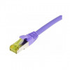 Synergy 21 S217768 Patch Cable RJ45, CAT6A 500 MHz, 7.5 m, Purple, S/FTP (S-STP), TPE/LSZH Ultraflex, AWG26, CAT7 Raw Cable