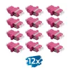 LogiLink FA02LC8 Fiber Adapter LC Duplex, 12 pieces, with flange, violet