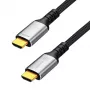 LogiLink CH0125 HDMI kabel, A/M na A/M, 8K/60 Hz, 48 Gbps, metal, najlon, crno-sivi, 7,5 m