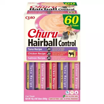 Inaba Cat Churu Hairball Control poslastice za mačke (60 x 14 g)