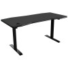 Nitro Concepts gaming stol D16E NC-GP-DK-008, Carbon Black, 1600x800, električno podesiv po visini