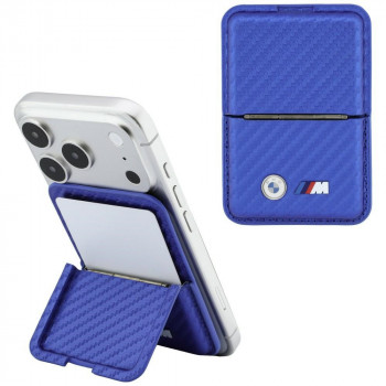 BMW M Carbon Metal Logos MagSafe novčanik, plavi