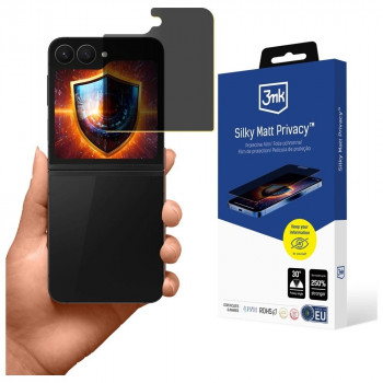 3MK Silky Matt Privacy matna folija za zaštitu od pogleda za Samsung Galaxy Z Flip6 / Z Flip7 FE