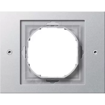 Gira TX_44 okvir za prekrivanje 021165, 1-struki, IP44, otporan na lom, aluminij