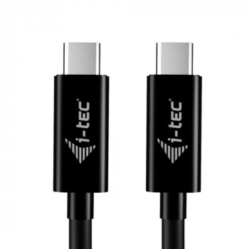 i-tec USB-C kabel za punjenje, 1,8 m, USB Power Delivery do 100 W, crni