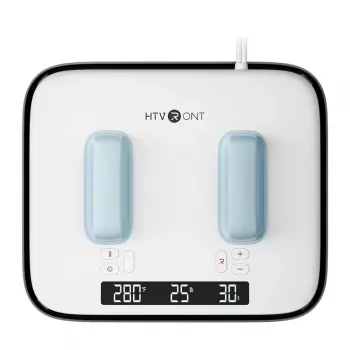 HTVRONT H10 HPS07 Manual Heat Press, 12×10 in, Light Blue
