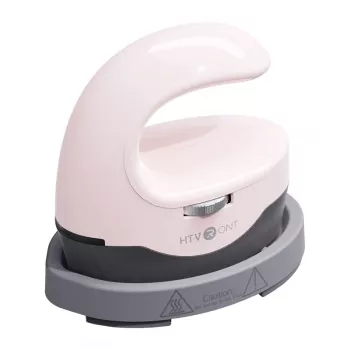 HTVRONT HPM02 Mini4 Mini Heat Press, Pink